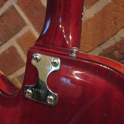 Vintage Italian Contessa HG-130 F Hole Archtop Semi acoustic Hollow Body Jazz Guitar image 7