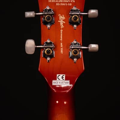 Hofner Ignition Violin Bass, Sunburst image 10