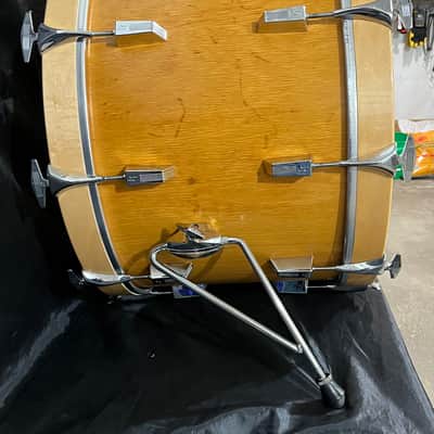 Sonor Phonic 1978  14"x22" Bass Drum - Natural Beech image 4