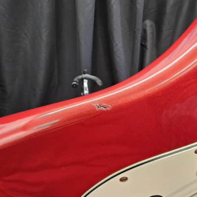 Fender Squier Stratocaster Electric Guitar Made in Mexico - Red image 7