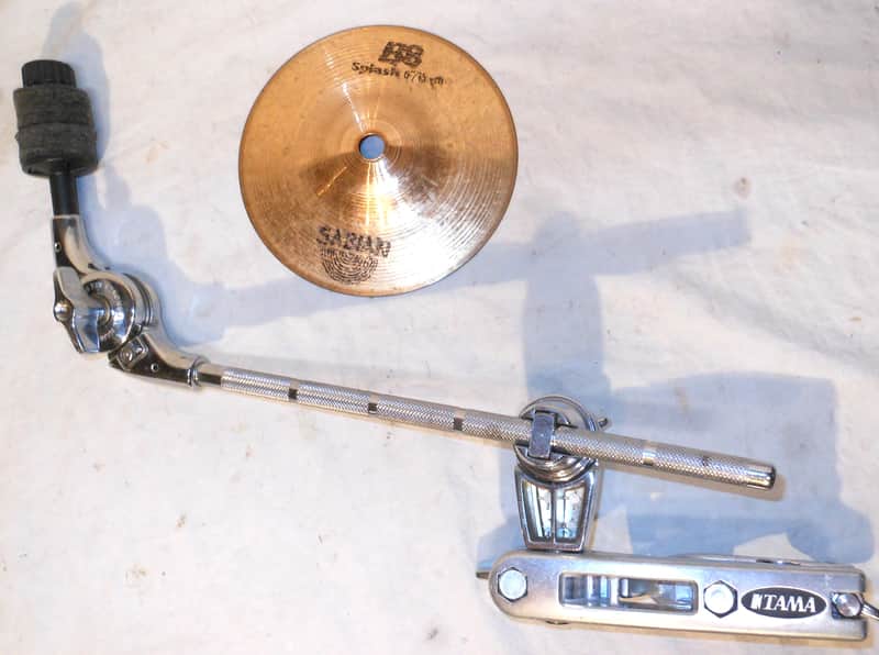 Tama MCA63E fast clamp accessory cymbal holder w/SABIAN 6" Splash Cymbal image 1