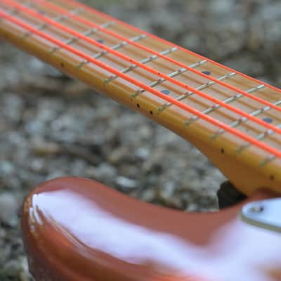 Fender Player Plus Active Jazz Bass® - Aged Candy Apple Red image 8