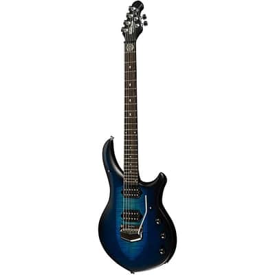 The Majesty Ernie Ball Music Man John Petrucci Majesty 6 Electric Guitar (NEW ARRIVAL) 2024 - Blue Silk image 10