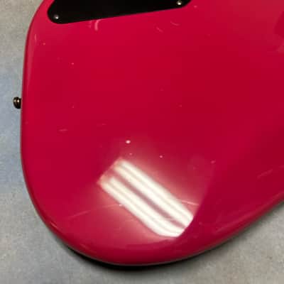 1989 Fender Jazz Bass Special  Razz Berry MIJ image 6