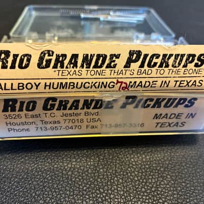 Rio Grande Vintage Tallboy '72 Wider Range Humbucker 2020s - Matte Black image 2