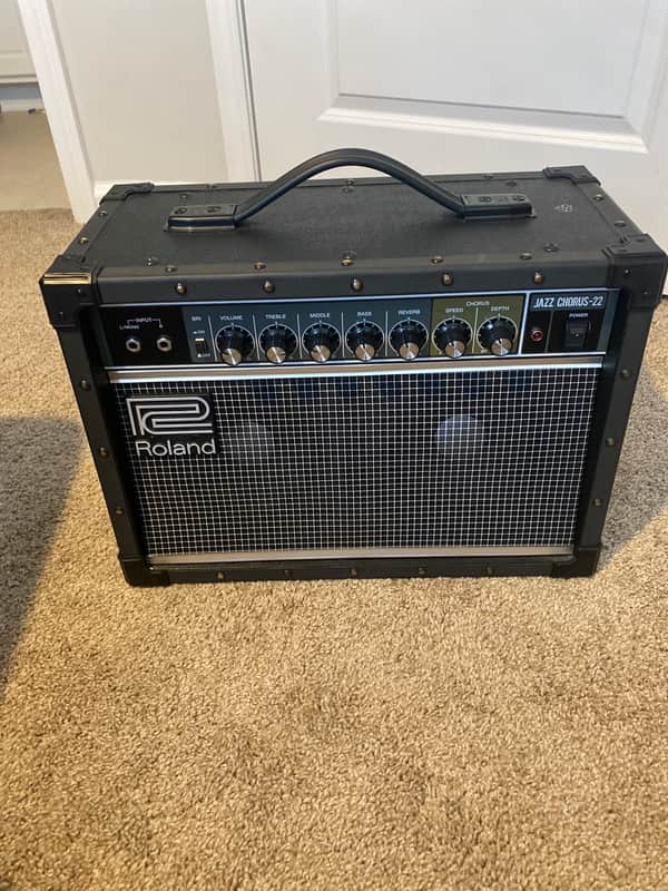 Roland JC-22 Jazz Chorus 2-Channel 30-Watt 2x6.5" Guitar Combo 2016 - Present - Black image 1