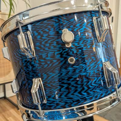 Rogers Dayton Era "Holiday" Drum Set 1967 - Blue Onyx image 8