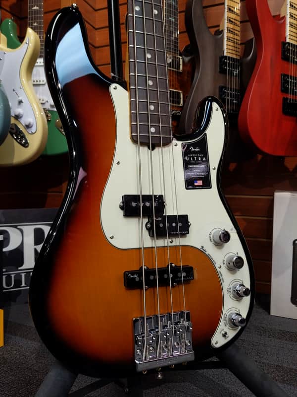 Fender American Ultra Precision Bass - Ultra Burst image 1