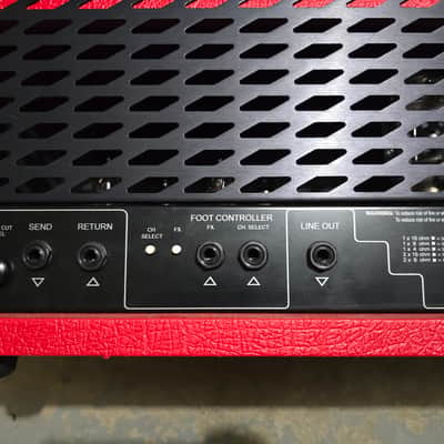 Bogner Uberschall Twin Jet 100-Watt Head - Red Tolex image 8