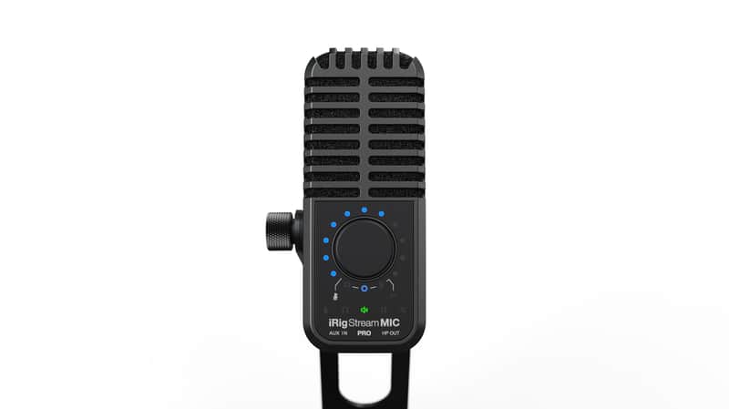 IK Multimedia iRig Stream Mic Pro Multipattern USB Condenser Microphone 2023 - Present - Grey image 1