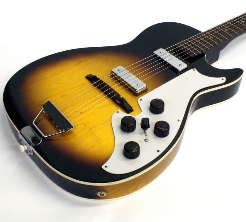 Very Clean Original Vintage 1963 Silvertone 1421 Stratotone H-46