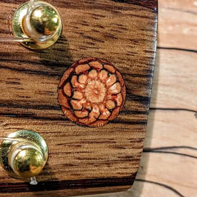 Raysrootworks 10 string shell back tenor ukulele. image 6