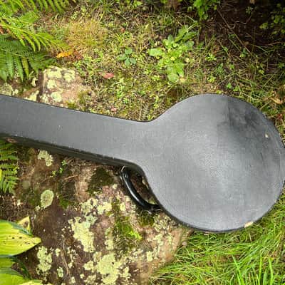 The Bacon Blue Ribbon Style A Tenor Banjo with Original Koverite Case Natural 1920s image 25