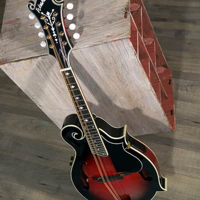 Washburn M3SWE | Bluegrass F-Style Mandolin w/ HSC, Trans Wine Red. New with Full Warranty! image 10