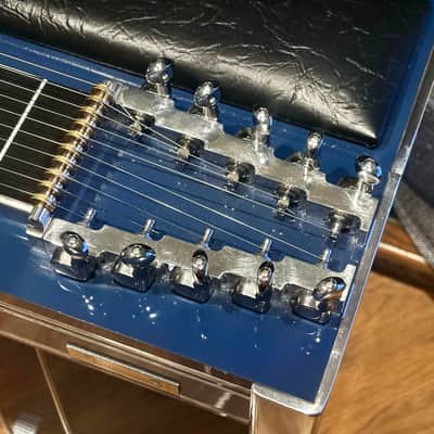 Remington Sustainmaster 2017 - Blue Mica w/ abalone trim, Pedal Steel Guitar image 11