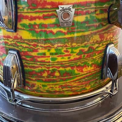 Ludwig Classic Maple Fab Outfit 9x13 / 16x16 / 14x22" Drum Set 2021 - Present - Citrus Mod image 5