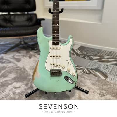 FENDER CUSTOM SHOP STRATOCASTER 59 YURIY SHISHKOV HEAVY RELIC SURF GREEN image 1