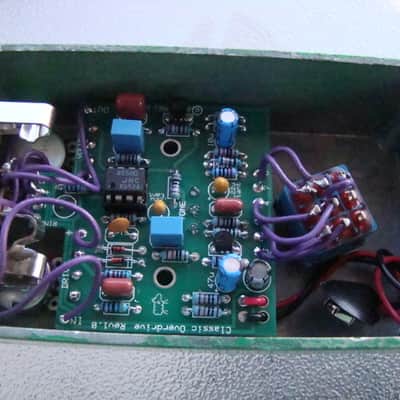 TS808 TUBESCREAMER CLONE BYOC OVERDRIVE PEDAL JRC4558D TRUE BYPASS HAND WIRED CAPACITOR UPGRADES image 2