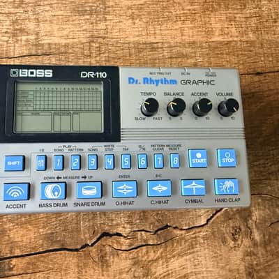 Boss DR-110 Dr. Rhythm 1980s - Silver image 2