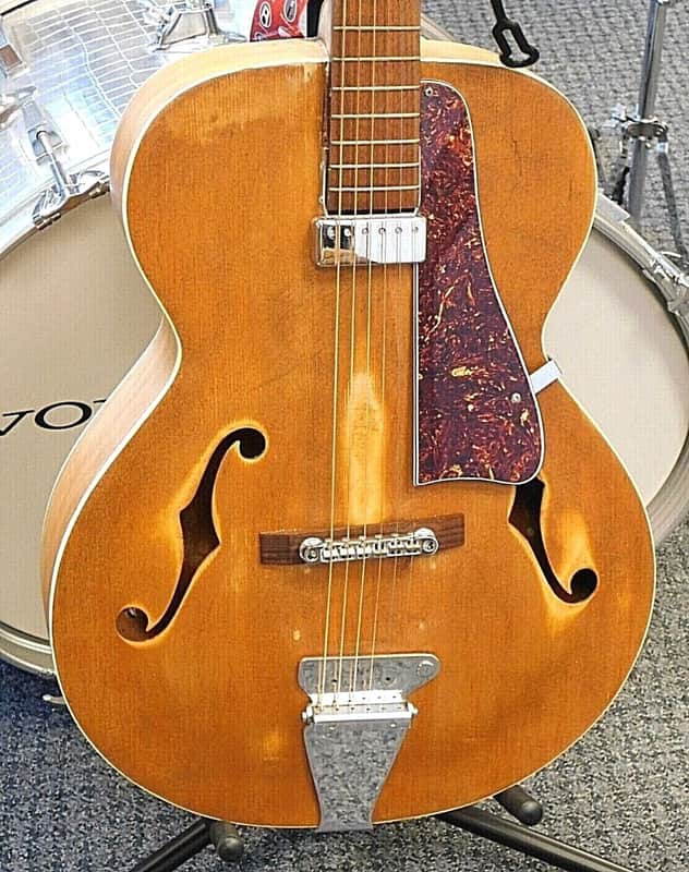 Vintage 1950's Kay Archtop Electric Guitar! Mini Humbucker Pickup! RETROLICIOUS!!! image 1