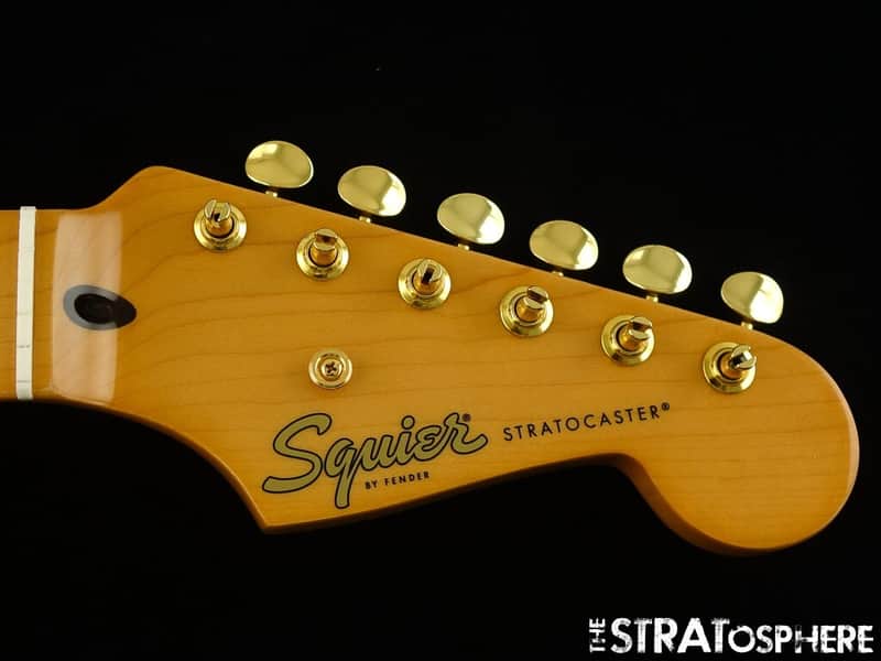 Fender FSR Squier Classic Vibe 50s Stratocaster Strat, NECK & GOLD TUNERS Maple image 1