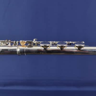 EF Dean Flutemakers 1895 Open-Hole Silver Flute w/ Case image 11