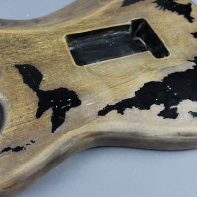MJT Official Custom Order Vintage Aged Nitro Finish Guitar Body Mark Jenny VTS Black image 12