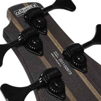 Cort Professional 4-String Bass Guitar Element - Open Pore Trans Black image 7