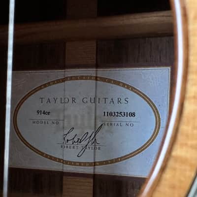 Taylor 914CE Expression System Luxury Inlays image 4