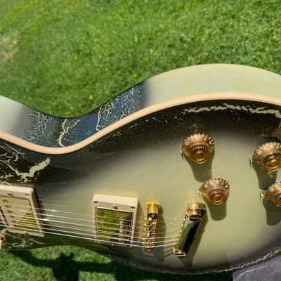 Gibson Custom Shop Les Paul Standard Gold Sparkle Roadshow - Toasted Marshmallow image 8