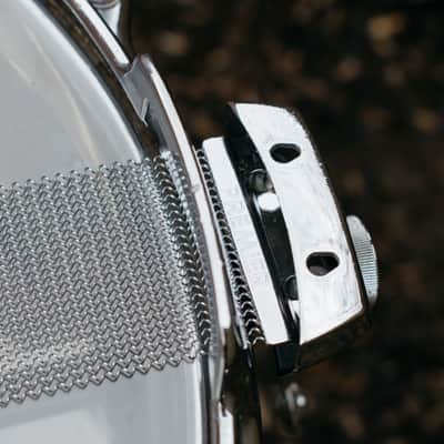 Vintage 1970s Premier 2000 Chrome over Aluminium COA Snare Drum 14x5" image 9