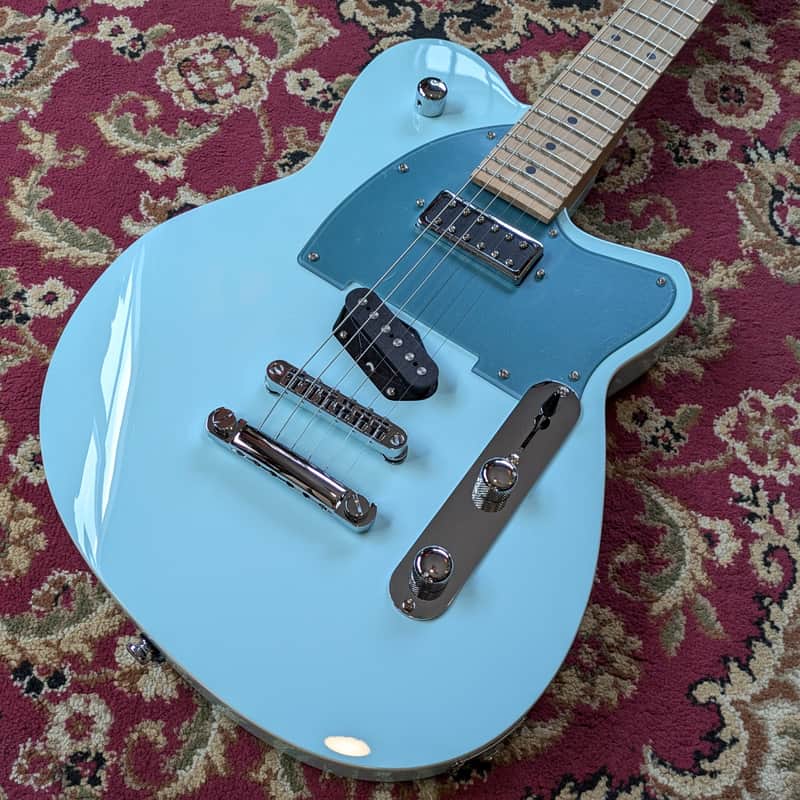 Reverend Buckshot Electric Guitar Chronic Blue Maple Neck #64228 image 1