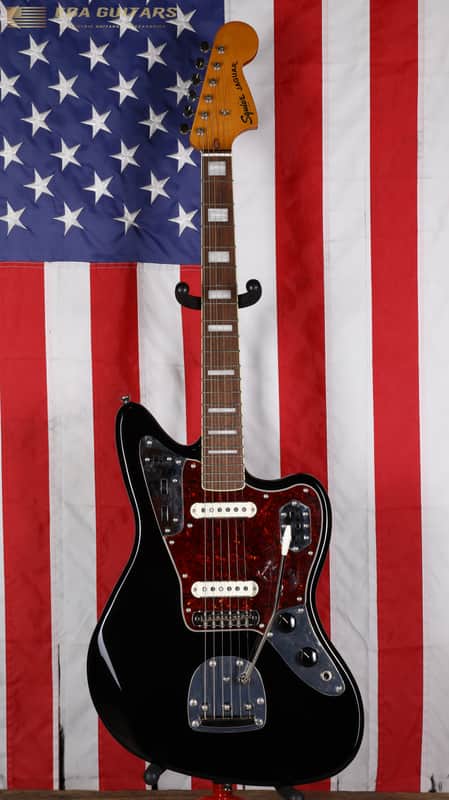 Squier Classic Vibe '70s Jaguar - Black image 1