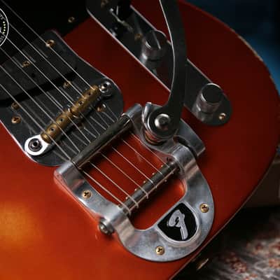 2024 Fender Custom Shop LTD 60s Tele Jazzmaster Bigsby Burnt Copper Relic image 15