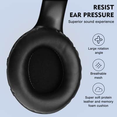 HiFi Over-Ear Noise-Canceling Bluetooth Headphones, Wireless Gaming Headset with Long Battery Life image 7