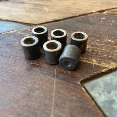 Real Life Relics Aged Kluson Brass Flush Mount String Ferrules For Fender® Telecaster® (Set of 6)  [Y5]