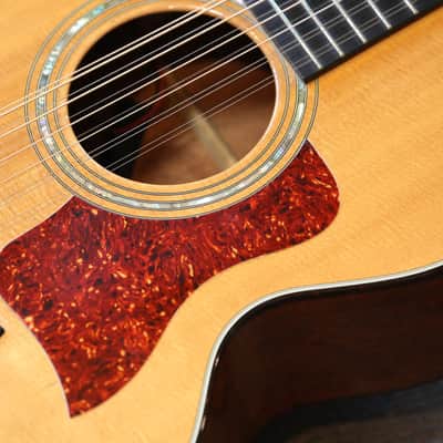 1994 Taylor 555 12-String Natural Acoustic/ Electric Jumbo Guitar + OHSC image 4