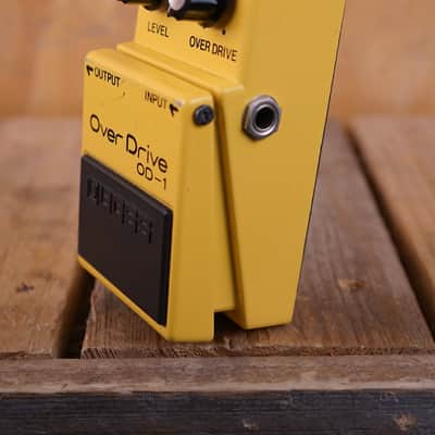 Boss OD-1 Overdrive Guitar Effects Pedal, Made in Japan 1979 Silver Screw (Used) image 2