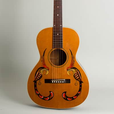 Kel Kroydon KK-1 Flat Top Acoustic Guitar, made by Gibson (1931), ser. #9806 (FON), molded plastic hard shell case. image 1