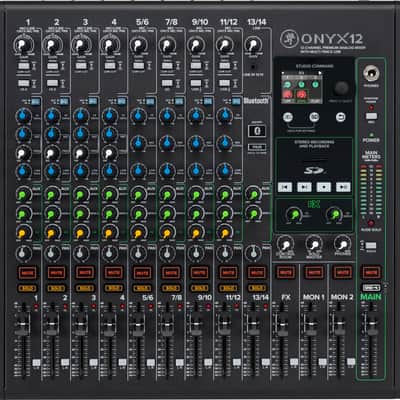Mackie Onyx12 12-Channel Analog Mixer with Multitrack USB- Dark Gray image 4