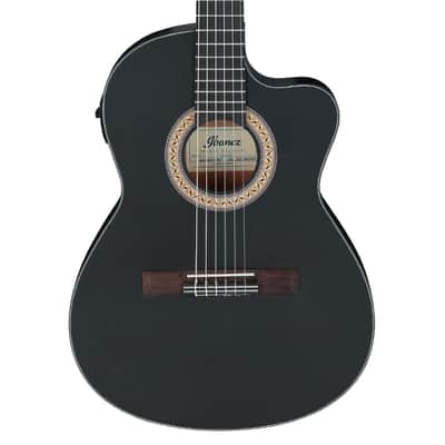 Used Ibanez GA5MHTCE Classical A/E Guitar - Weathered Black Open Pore image 1