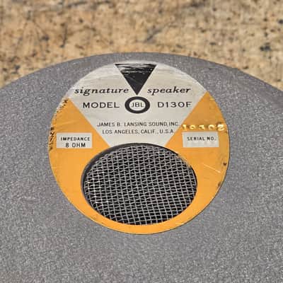 Vintage 1960s JBL D130F 8Ω Speaker - Reconed image 2