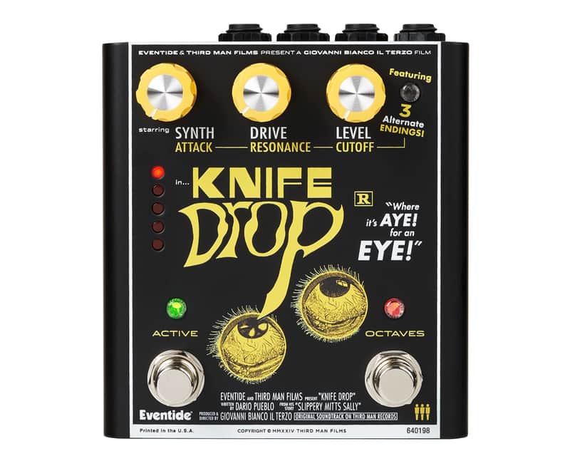 Eventide Knife Drop Sub Octave Fuzz and Mono Analog Synthesizer Pedal - Open Box image 1