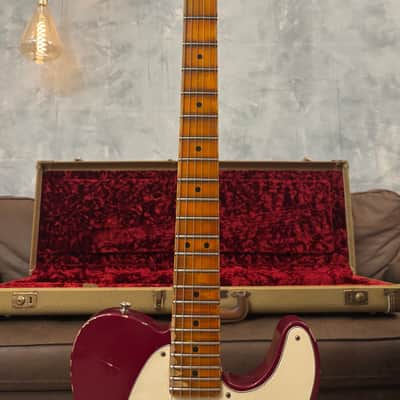 Fender Telecaster 1961 GLAS Custom Relic 8lb With G&G Custom Relic Tweed image 8