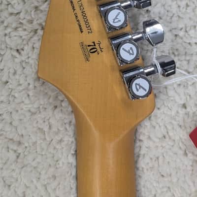 Mint Fender American Ultra II Stratocaster Guitar Ebony Fretboard, Noble Blue w/Case image 5