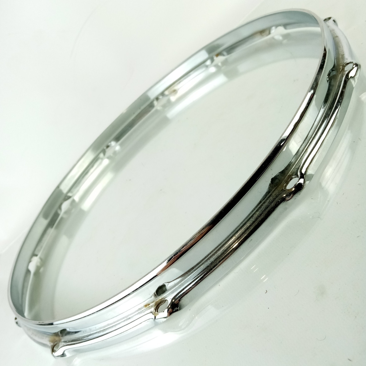 Slingerland 15"12-Lug 70s TDR-112 Snare Drum Batter Rim/Hoop Stick-Saver Vintage — main photograph