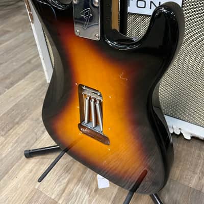 Fender Stratocaster Left-handed Reverse Headstock Partscaster - Sunburst image 10