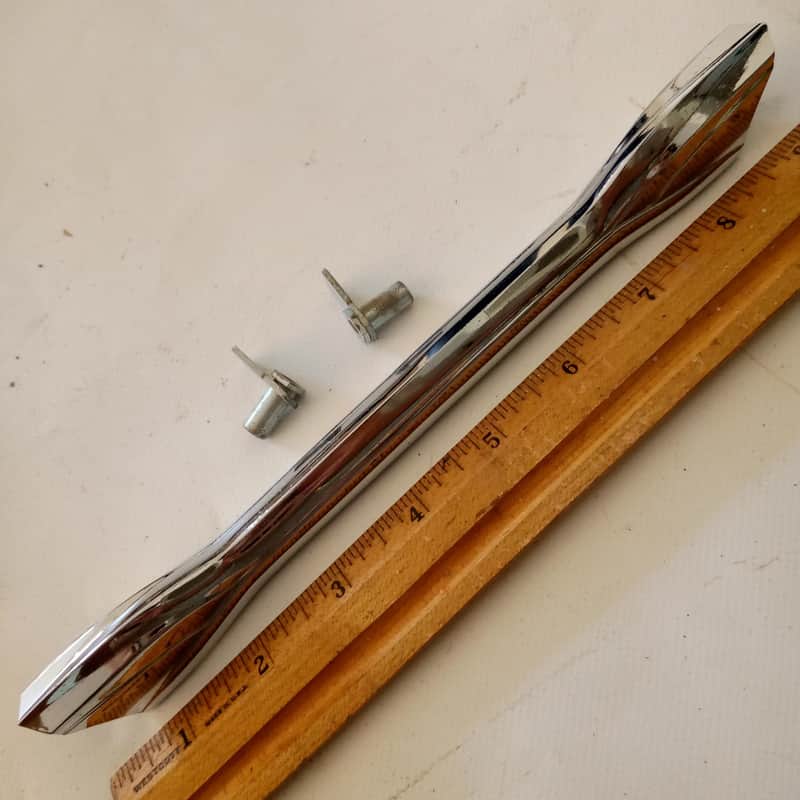 *Premier 1+ Bass Drum Lug 9 1/4"#125-20 843756 Diamond Chrome Vintage 70s Elite* image 1