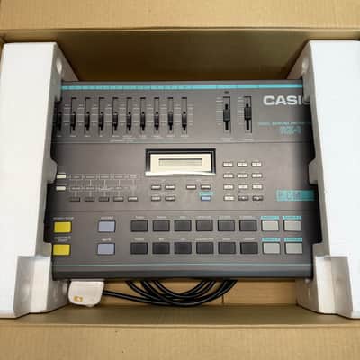 Casio RZ1 Vintage Drum Machine & Sampler 1980s - Black
