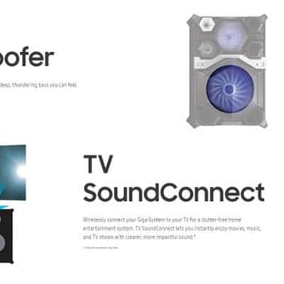 Samsung MX-JS9500 GIGA Sound System 4000 Watts w/Woofer image 5